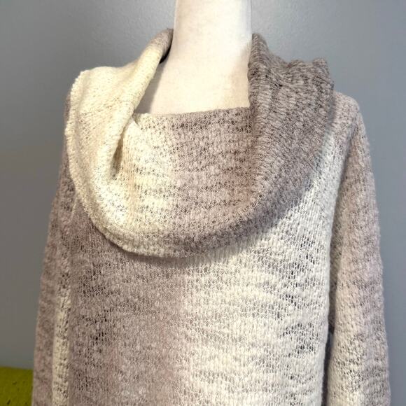 Nana Nucci Ombré Wool Cowl Neck Pullover Sweater - Picture 2 of 5
